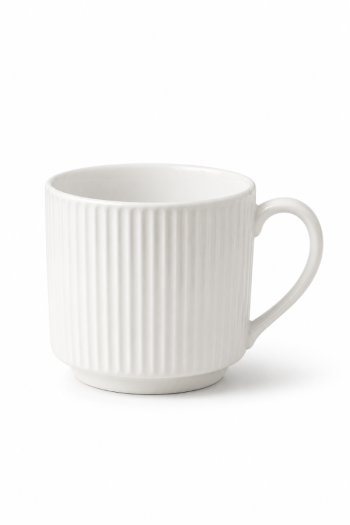 SF HOME  сет шољи 1/2 Stripe Bianco 
