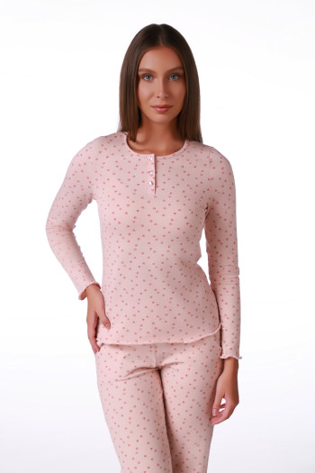 SF женски сет пижами 735234 PINKISH DD FW26 