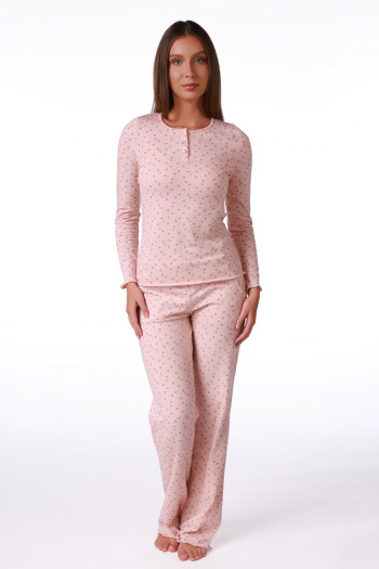 SF женски сет пижами 735234 PINKISH DD FW26 