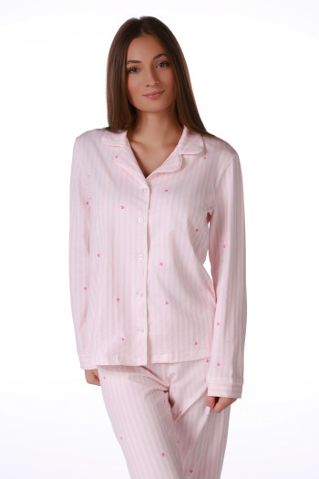SF женски сет пижами 735237 SP PINK STRIPE DD FW26 
