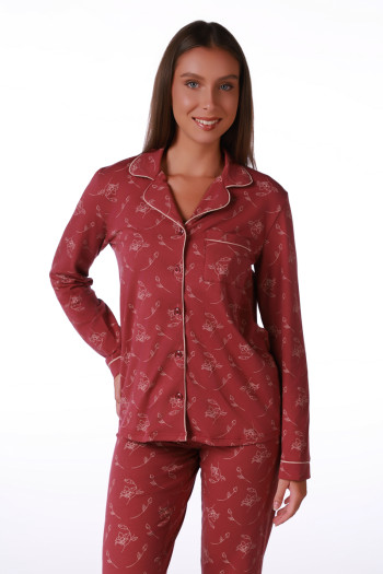 SF женски сет пижами 735245 SP FLOWERY DD FW26 