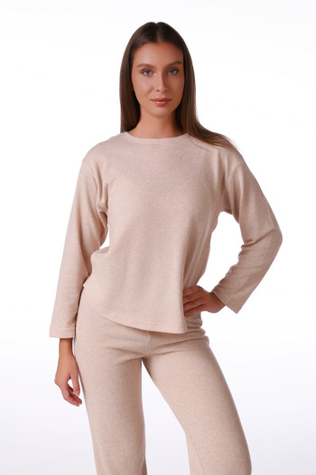 SF женски сет пижами KNIT SP L CREAM DD FW26 