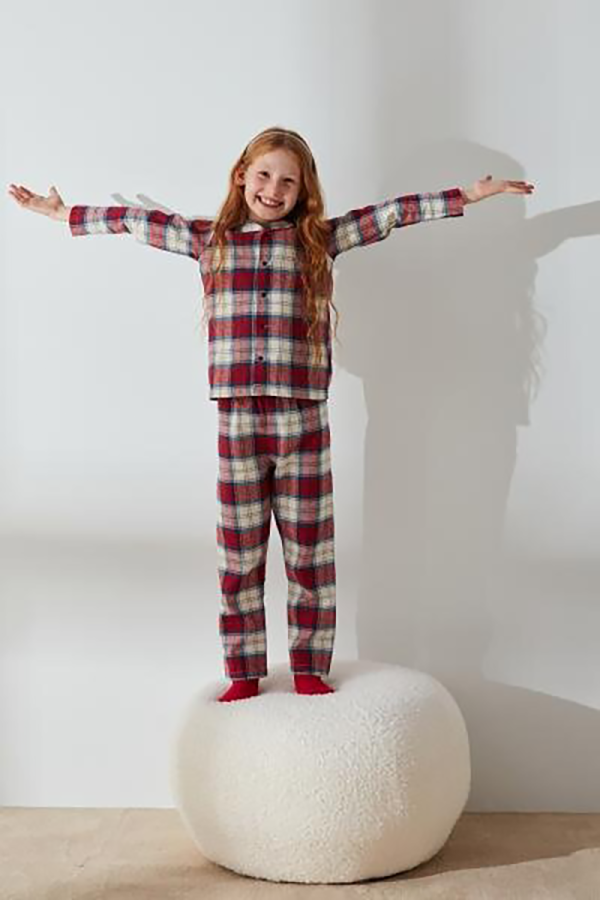 Penti детски сет пижами Uns Gingham Fls2Ligomset 