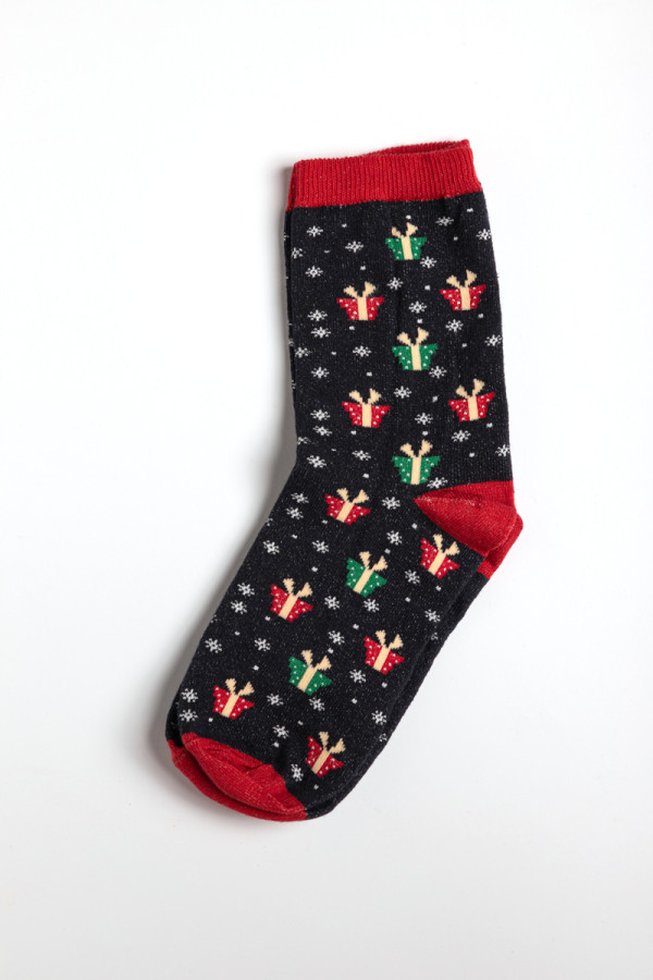 SF женски класични чорапи Christmas 