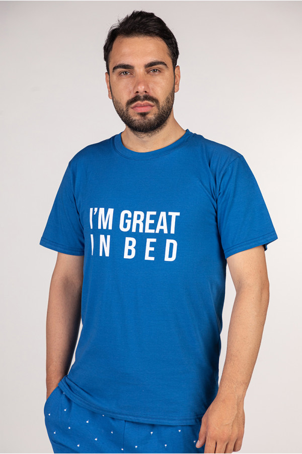 SF машки сет пижами IM GREAT IN BED 
