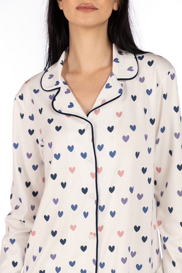 SF женски сет пижами 735125 MINI BLUE HART DD FW25 