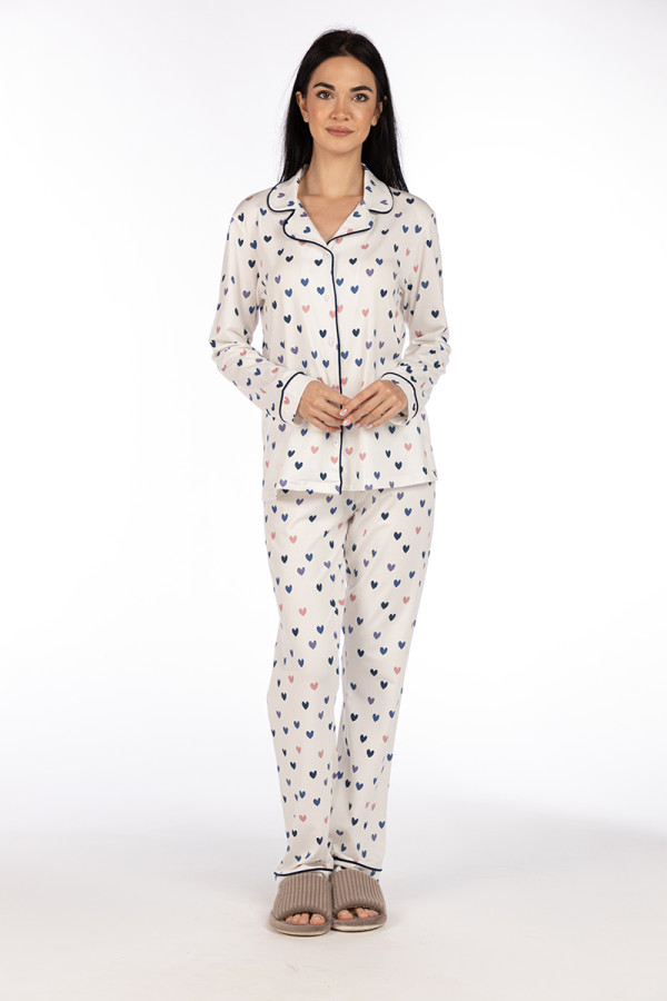 SF женски сет пижами 735125 MINI BLUE HART DD FW25 