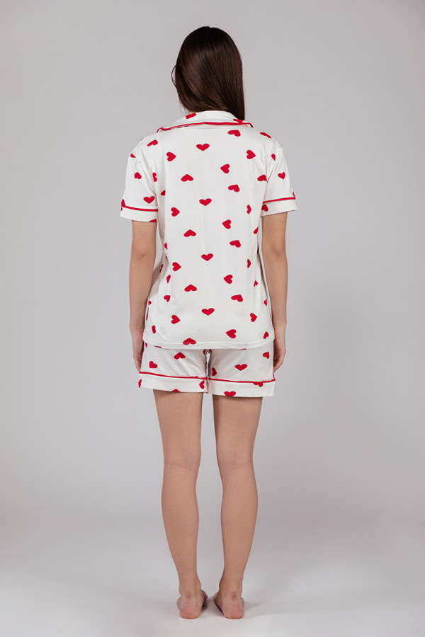SF женски сет пижами RED HARTS KK SS25 