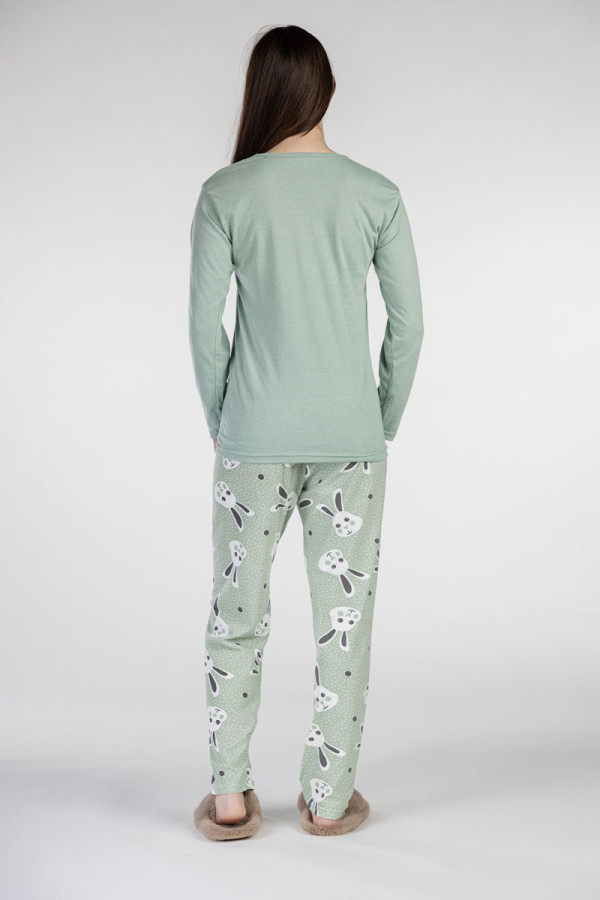 Rujam женски сет пижами DD 6558 BUNNY 