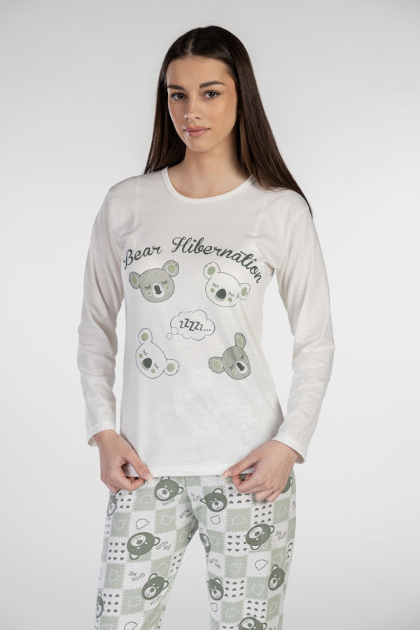Rujam женски сет пижами DD 6701 BEAR 