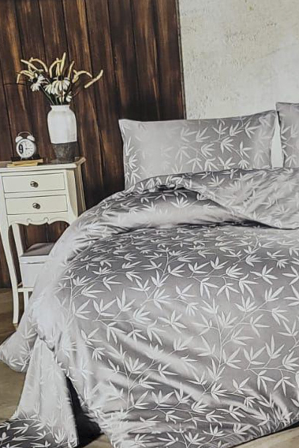 SF HOME  постелнина H.Cotton Grey Leaf 
