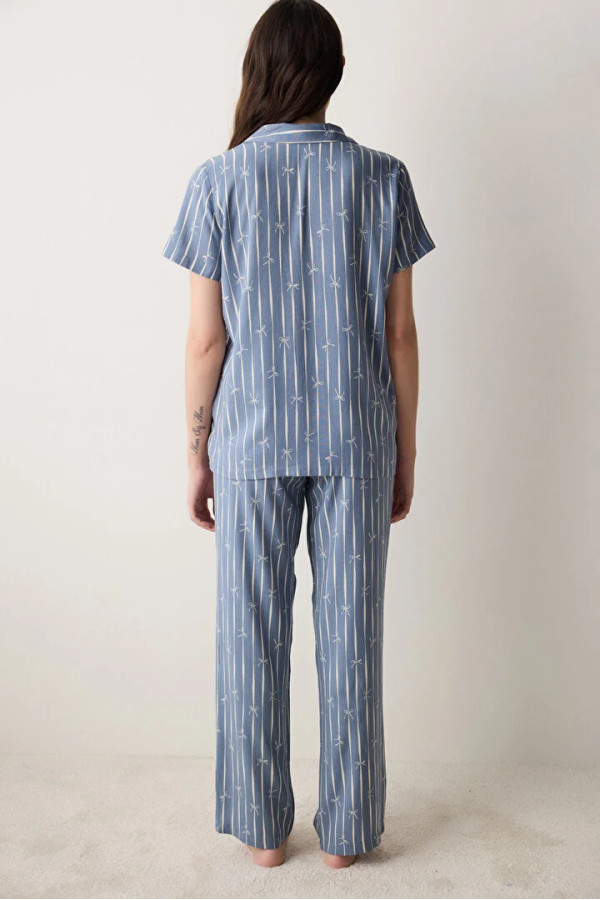 Penti женски сет пижами ENT FREYA SS GOMLEK PANT SET 