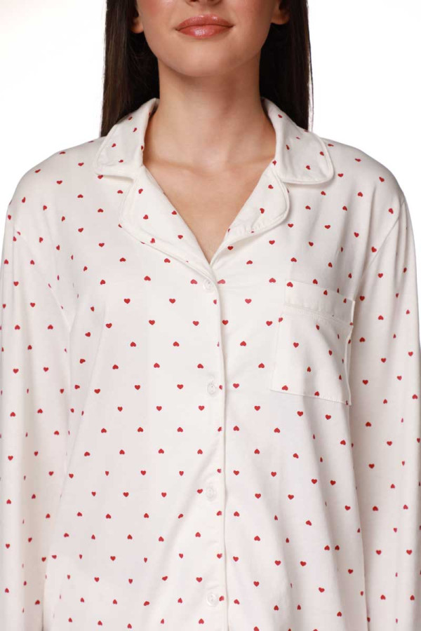 SF женски сет пижами 735153SP RED HEART DD FW25 