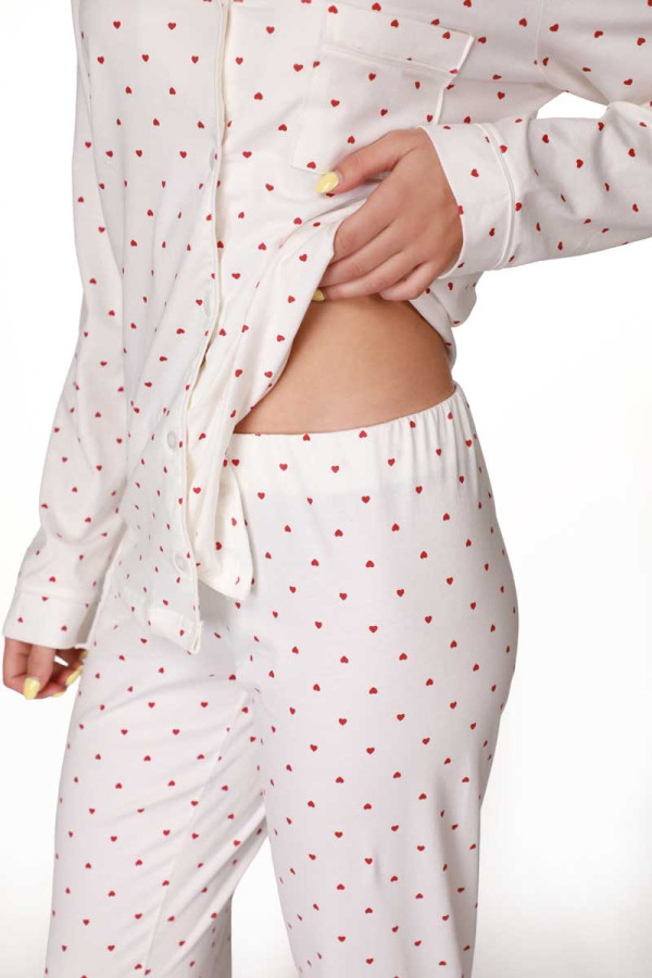 SF женски сет пижами 735153SP RED HEART DD FW25 