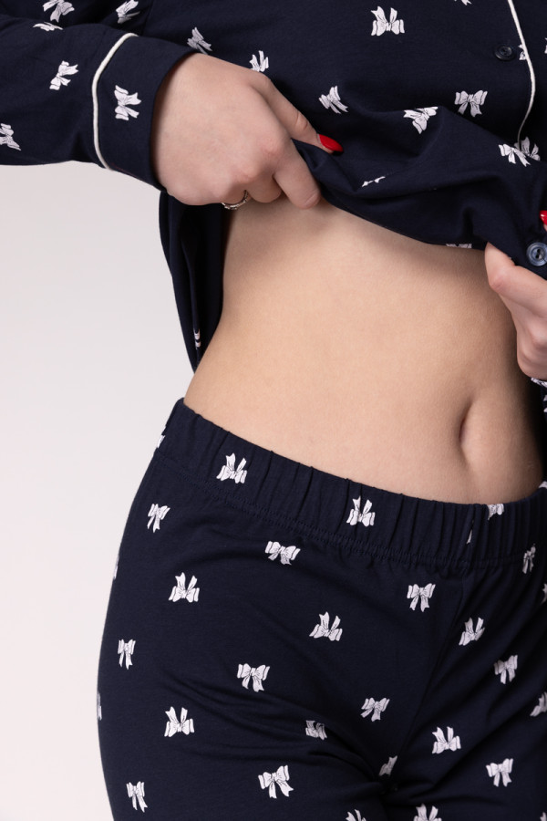 SF женски сет пижами 735174SP CREAM BOW DD FW25 