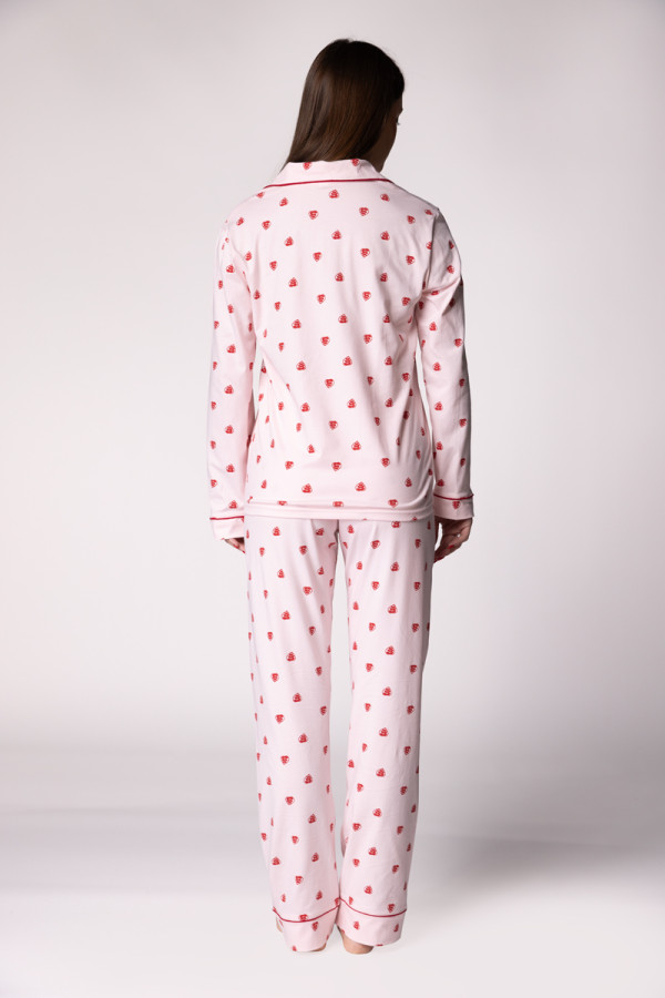 SF женски сет пижами 735177 RED LEAF DD FW25 