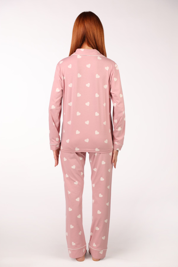 SF женски сет пижами 735180SP HEART PATT DD FW25 