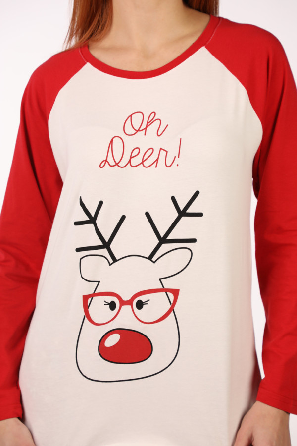 SF женски сет пижами NY OH DEER DD FW25 