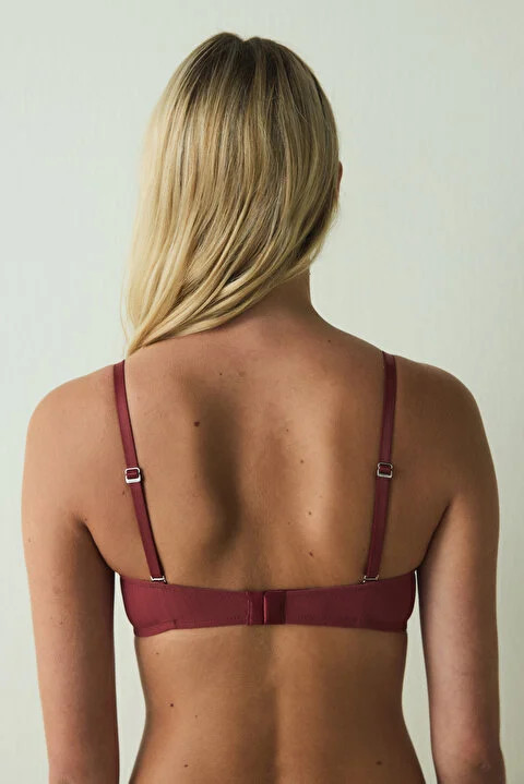 Penti женски градник SUPER PUSH UP ESSENTIALS SUTYEN BORDO 