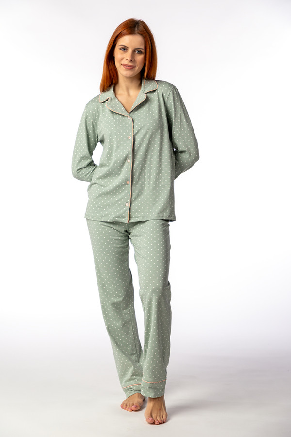 SF женски сет пижами 735184 PASTEL GREEN DD SS26 