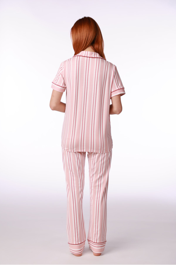 SF женски сет пижами 735190 POWDER STRIPES KD SS26 