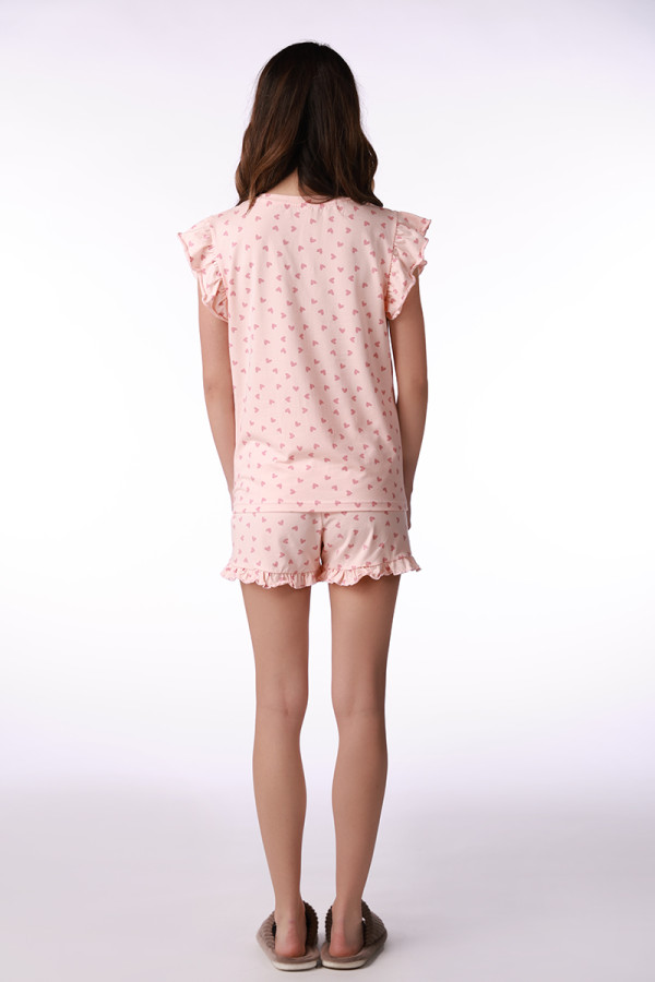 SF женски сет пижами 735206SP CORAL HEART KK SS26 
