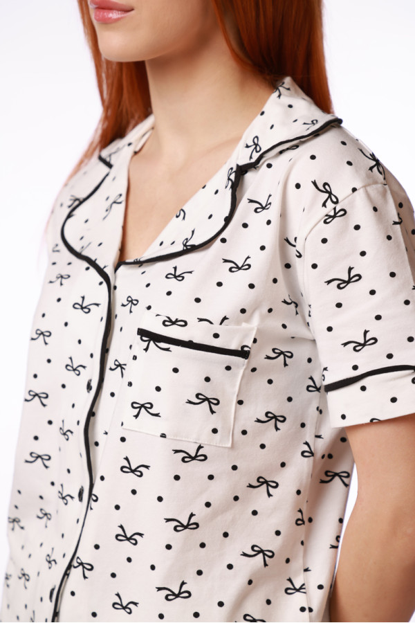 SF женски сет пижами BOW DOT KK SS26 