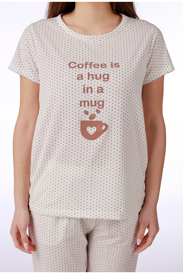 SF женски сет пижами SP.OFFER COFFEE KD SS26 