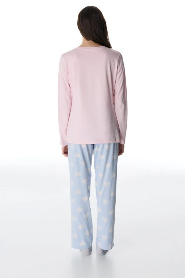 Penti женски сет пижами PRETTY HEARTS LS PANTOLON SET 