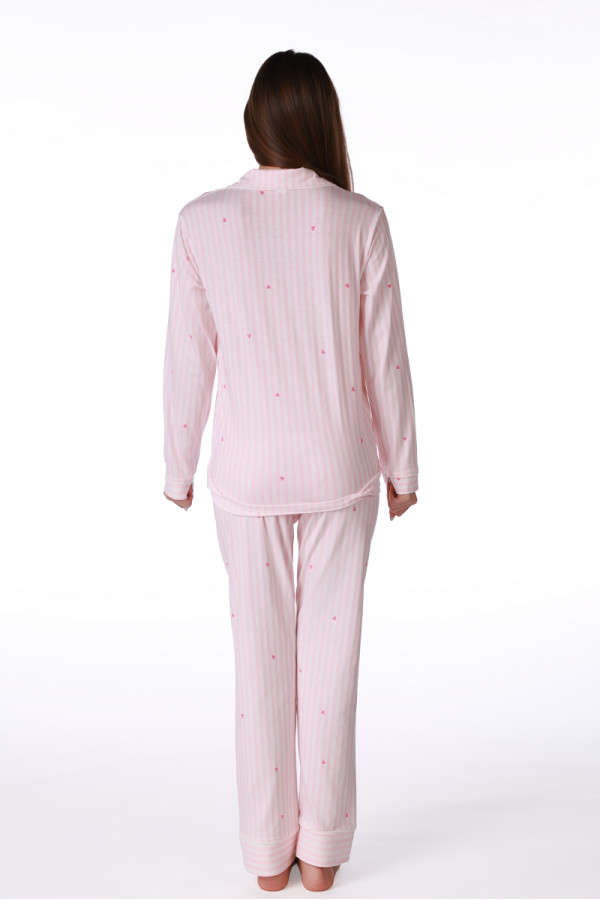 SF женски сет пижами 735237 SP PINK STRIPE DD FW26 