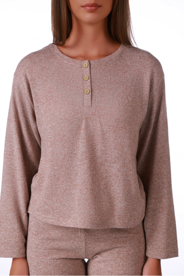 SF женски сет пижами KNIT SP 3 CREAM DD FW26 