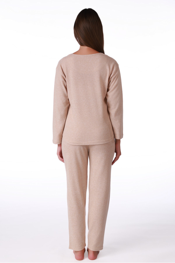 SF женски сет пижами KNIT SP L CREAM DD FW26 