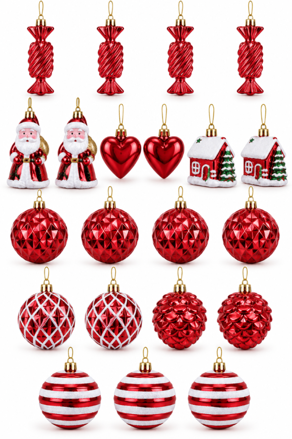 SF HOME  Новогодишни лампиони сет 21/1 Lollipop 