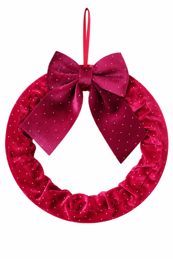 SF HOME  Новогодишни венче Velvet 