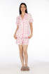 SF женски сет пижами 735123 PINK HART KK SS25 