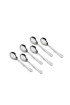 SF HOME  сет мали лажици Сет мали лажици 6/1 Silver 