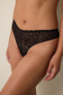 Penti женски килоти LACE V SHAPE BRAZILIAN BLACK 