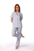 SF женски сет пижами 735194SP BLUE WAFLE KD SS26 