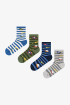 Penti детски класични чорапи B.STRIPE SPACECRAFT 4 PACK SKT 