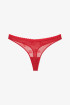 Penti - килоти EASY LACE V SHAPE THONG RED BOW 