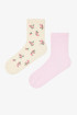 Penti женски класични чорапи ROSY FRILL 2LI SKT 