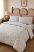 SF HOME  двојна постелнина со чаршав ластик 200x230 Breeze 