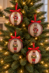 SF HOME  Новогодишни лампиони сет Nutcracker 14/1 