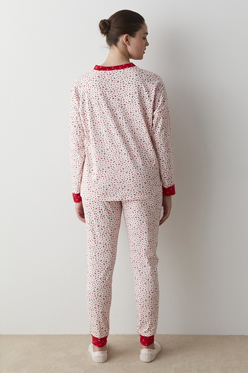 Penti женски сет пижами Floral Ls Gomlek Pan 