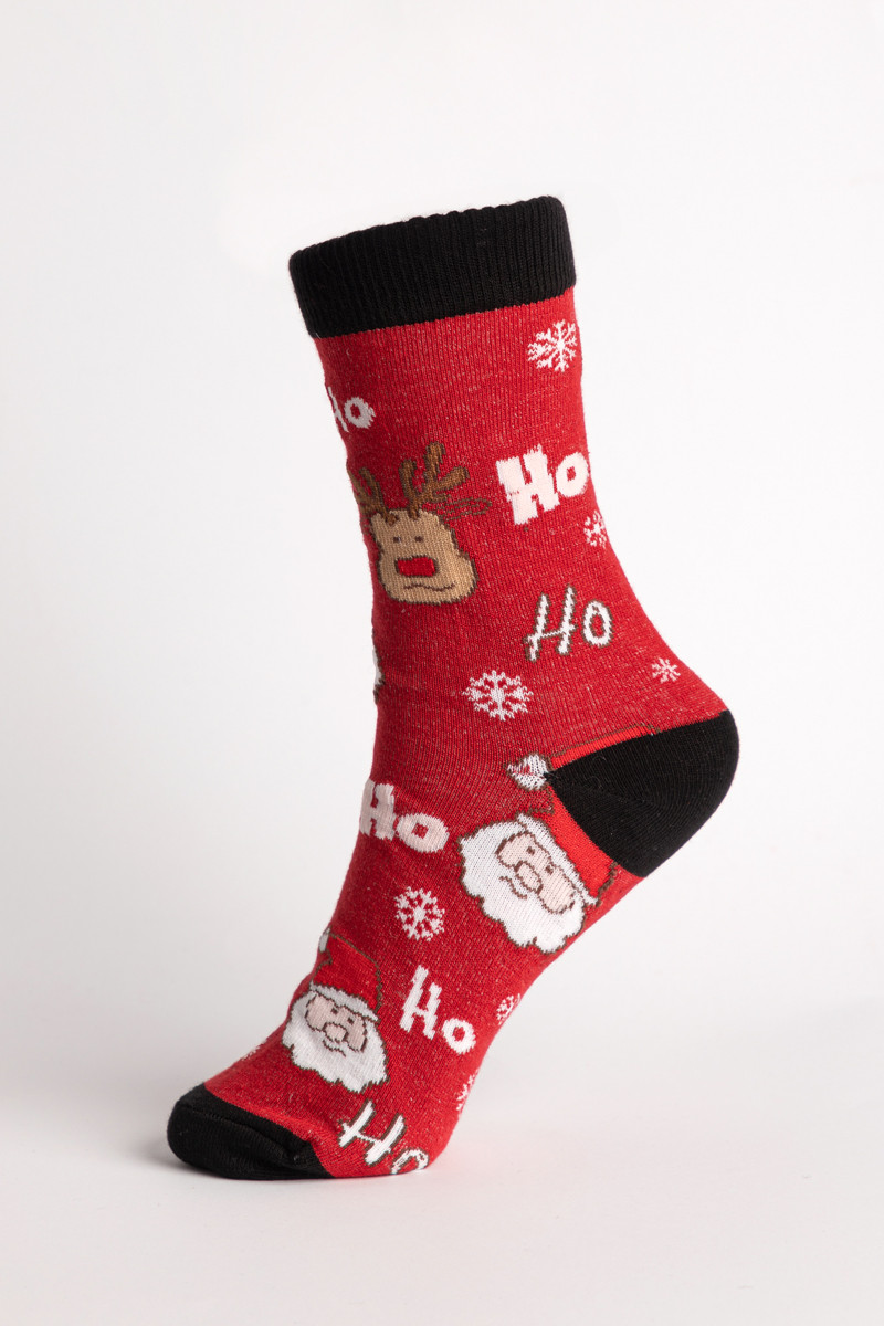 SF женски класични чорапи Christmas 