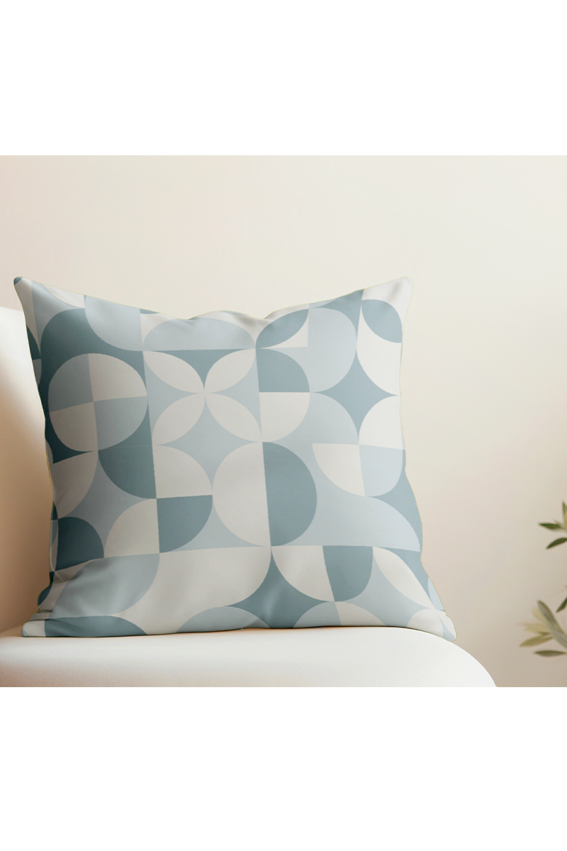 SF HOME  декоративна навлака Blue shapes 