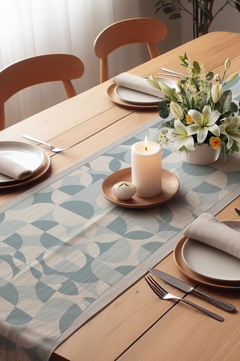 SF HOME  декорации Ранер Blue shapes 