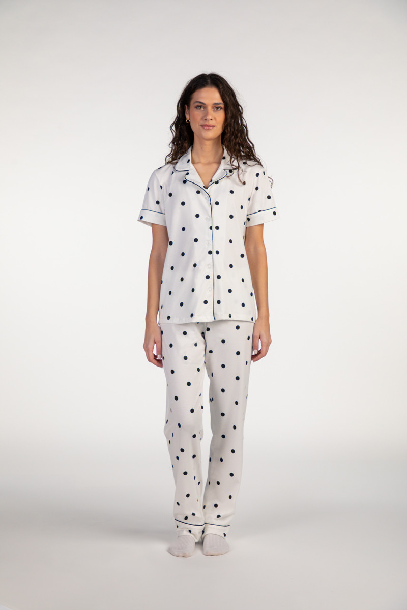 SF женски сет пижами 735100 POLKA DOT KD SS25 