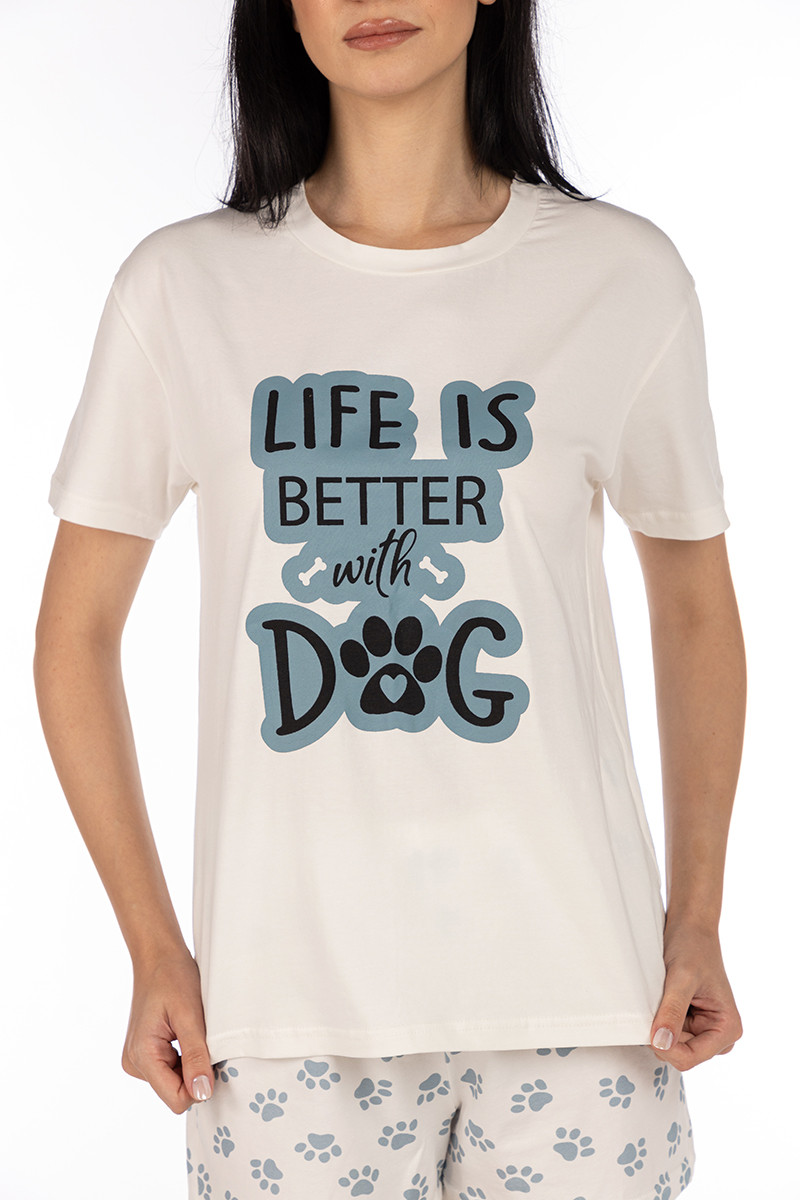 SF женски сет пижами 735121 DOG KK SS25 