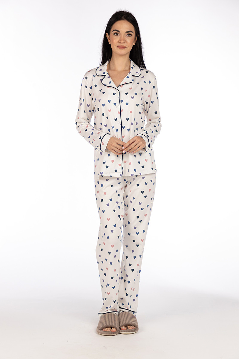 SF женски сет пижами 735125 MINI BLUE HART DD FW25 